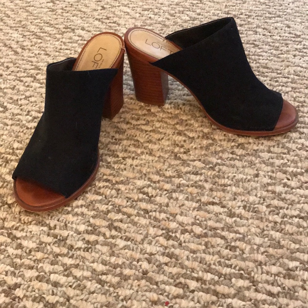 Peep Toe Mules